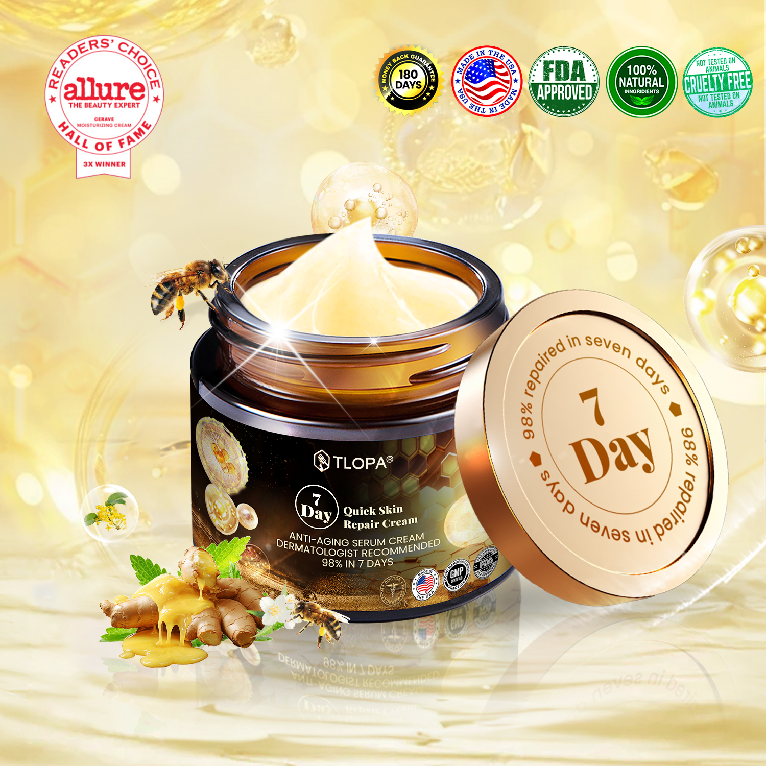 [Official Online Store] TLOPA® 7-Day Multi-Effect All-in-One Skincare Cream—Professionally Supported by AAD 👨‍⚕️✨