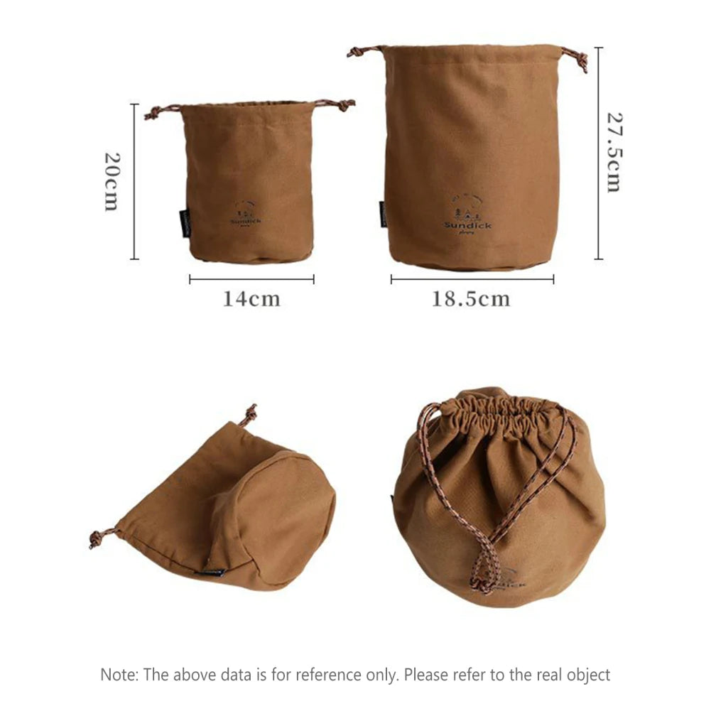 Outdoor Camping Cutlery Storage Bag With Compartment Sundries Storage Bag Camping Equipment Supplies Dropship