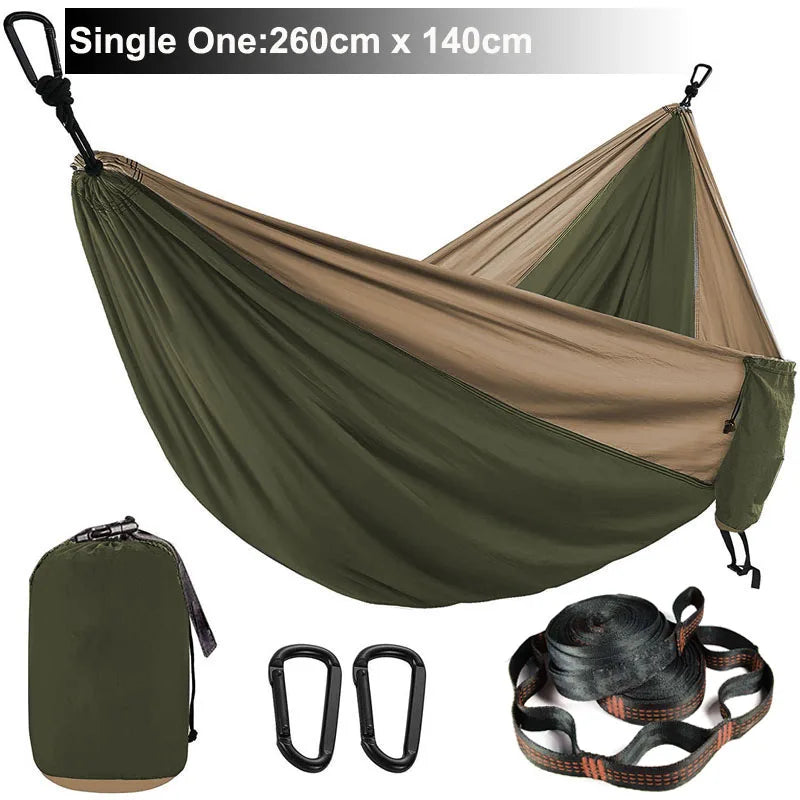 Solid Color Parachute Hammock