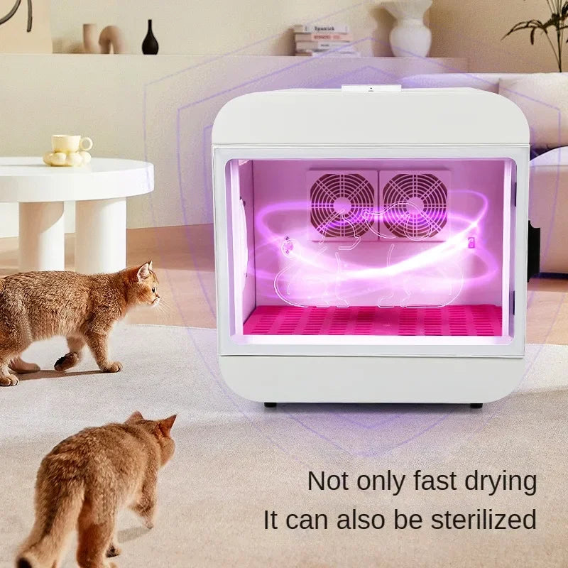 Silent Household Small Water Blower Blower Box Pet Drying Box Pet Bathing and Drying Box Cat Dryer Pet Shop Hair Dryer Box