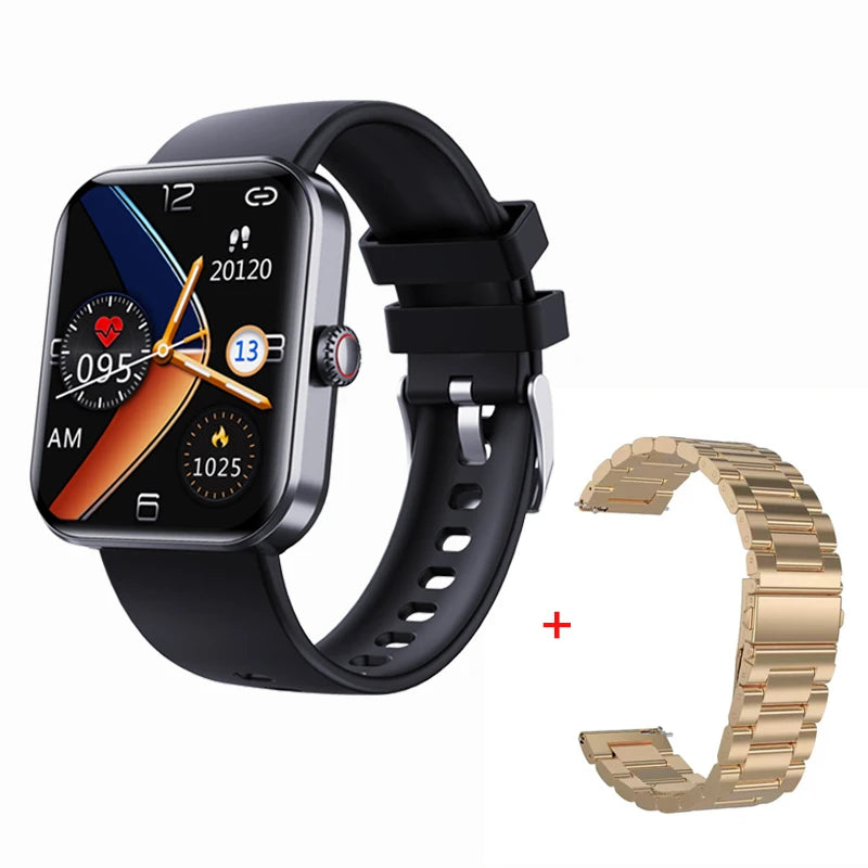 2023 F57L Smart Watch Men 24 Hour Heart Rate Sleep 50+ Sport Temperature Monitoring Sport 1.91 Inch Touch Screen Smartwatch