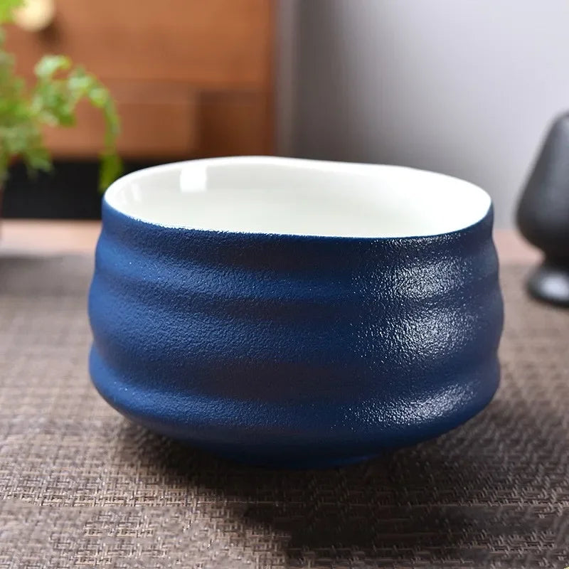 Ceramic Matcha Bowl Home Kitchen Anti-scald Insulated Tableware Salad Bowls Japanese Tea Ceremony Accessories Gifts