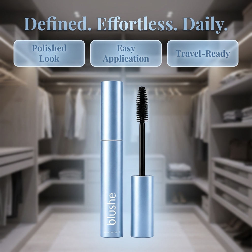 Blushe Mascara With Growth Serum, Blush Korean Mascara Growth Serum, Korean Mascara, Lash Enhancement