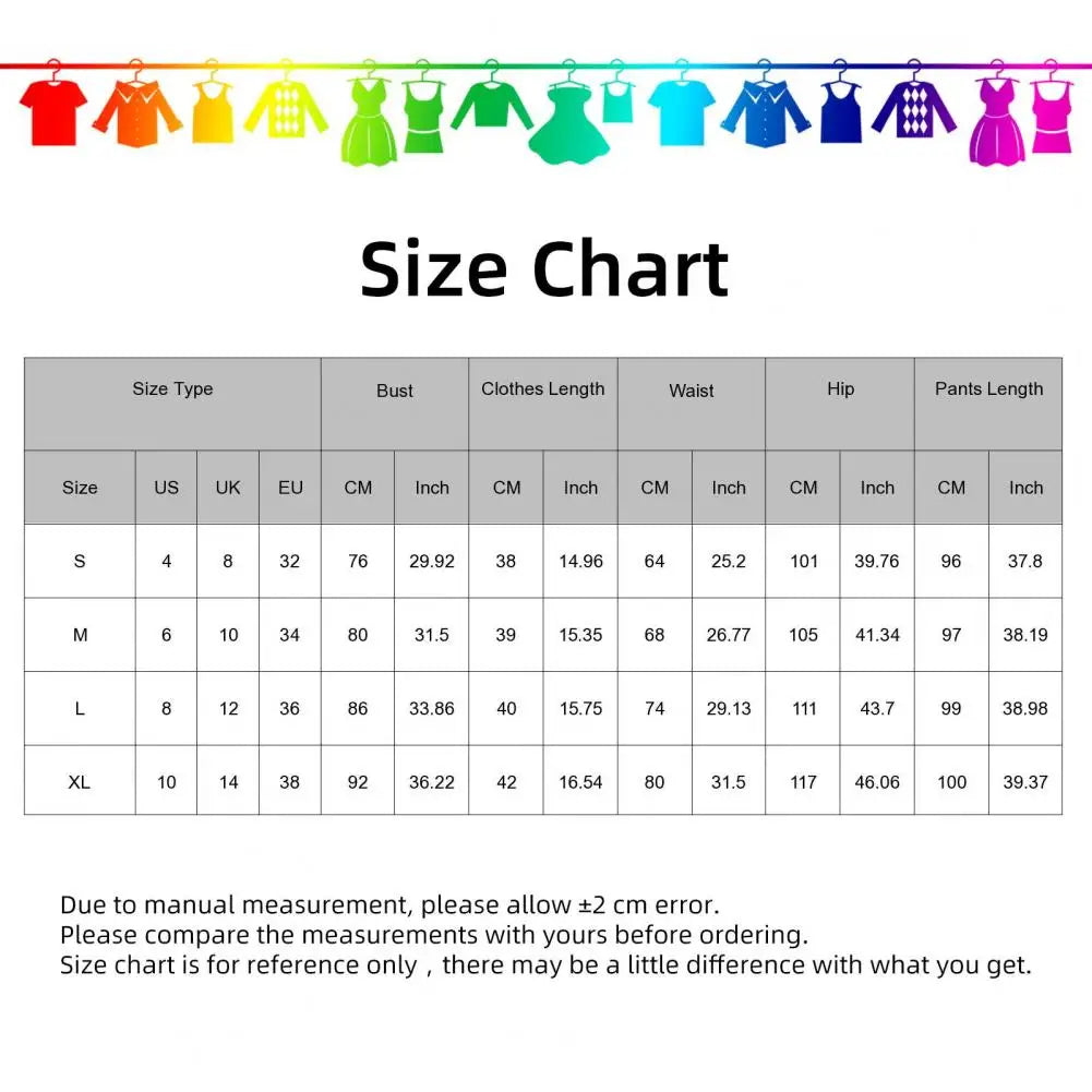 Two-piece Home Loungewear Women Pajama Set Women's Summer Pajamas Set with Low-cut V Neck Tank Top High Elastic Waist Trousers