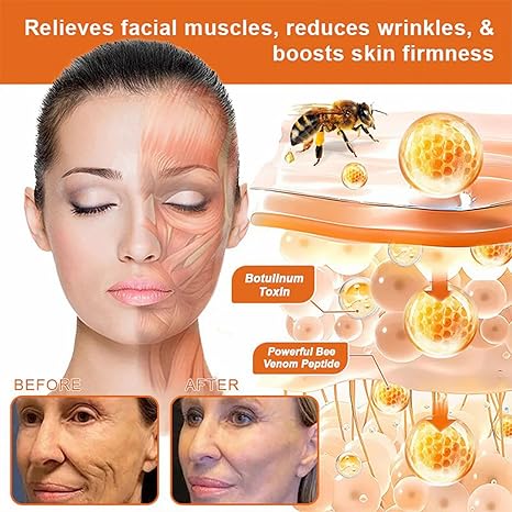 Bee venom skin repair cream, advanced firming and anti-wrinkle, professional bee venom skin care cream, natural bee venom comprehensive cream, suitable for all skin types