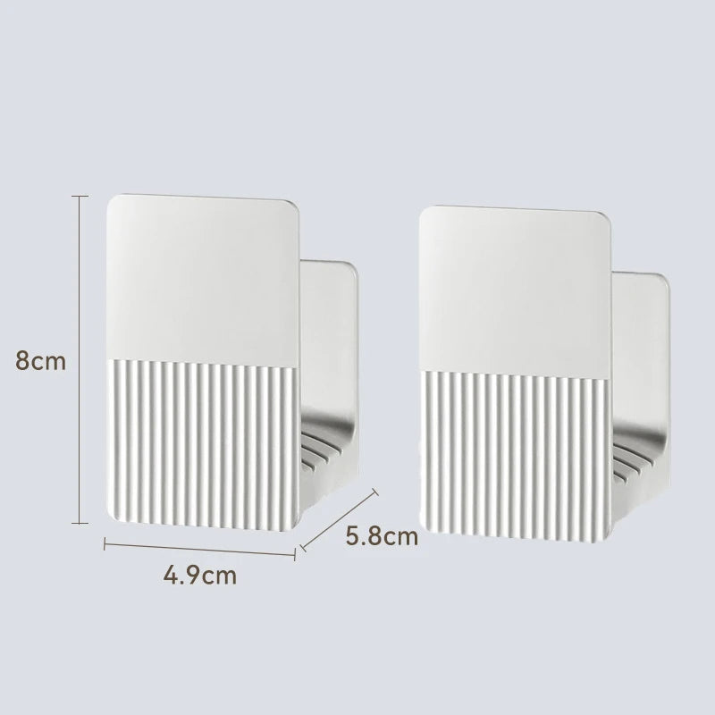 Plastic Pot Lid Holder Wall-Mounted Chopping Board Hanging Holder Pan Pot Cover Storage Rack No Punching Kitchen Organizer Shelf