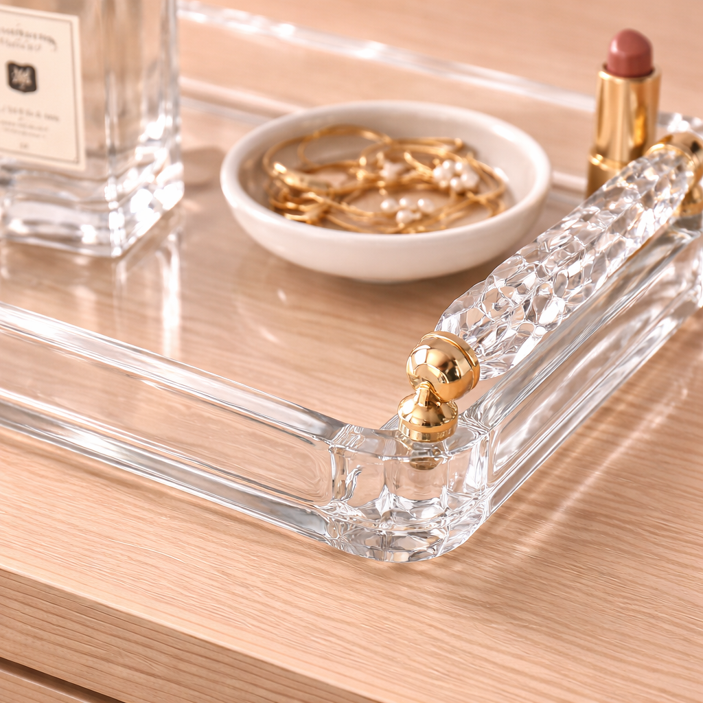 Subtle Elegance Crystal Tray