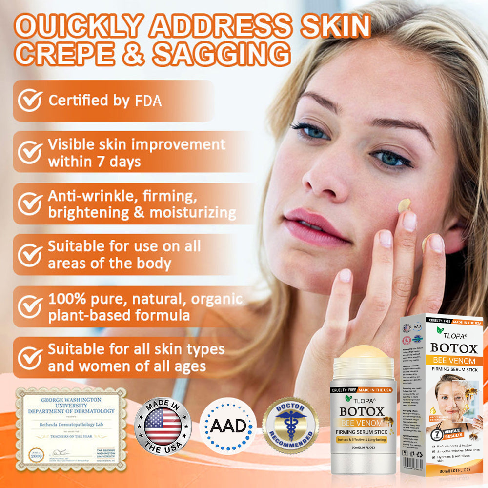 Made and Shipped from USA✨TLOPA® Botox Bee Venom Firming Serum Stick✨(🔥LAST DAY 70% OFF)🔥