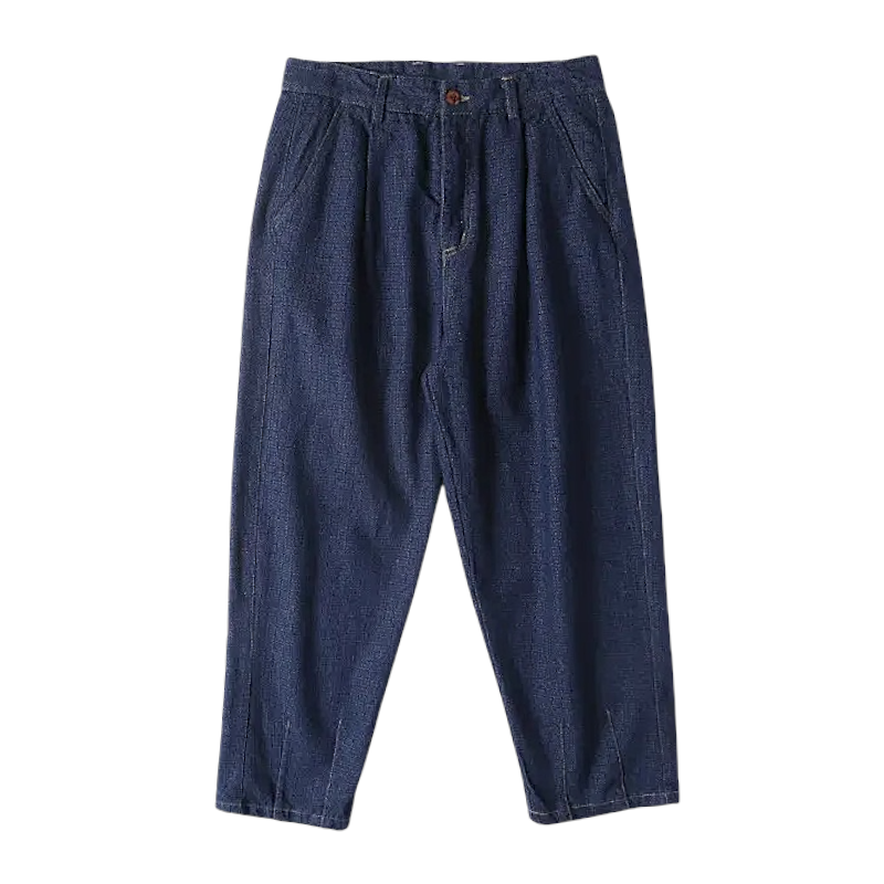 Baggy carrot denim jean