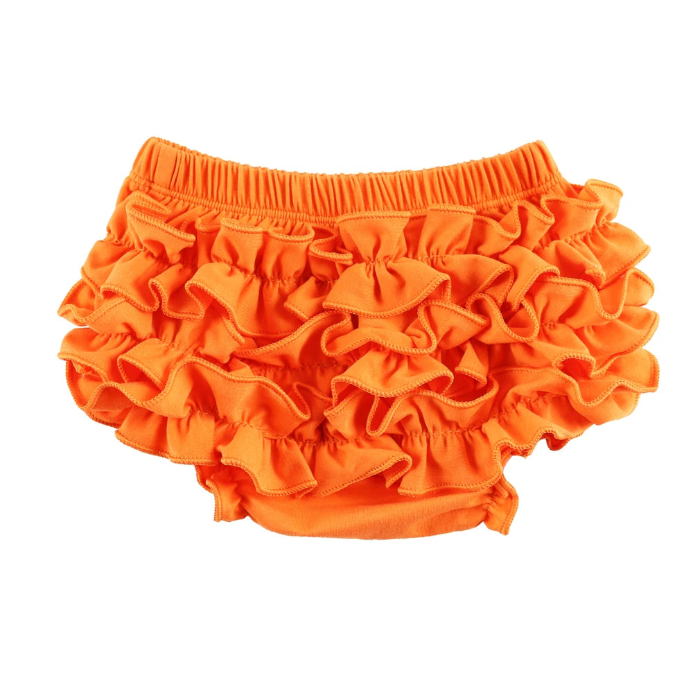 Baby Cotton Ruffle Bloomers shorts Cute Baby Diaper Cover Newborn Candy Shorts Toddler fashion Summer Soft Pants Ruffle Bloomers