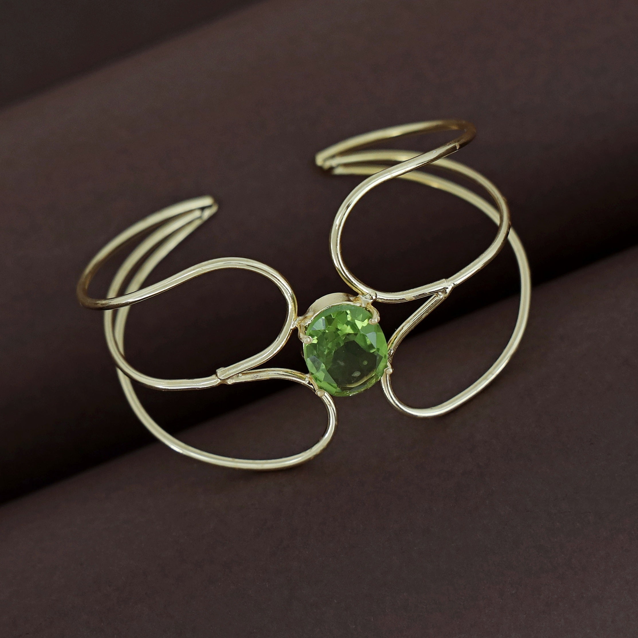 Lisa Golden Tri Layer Glossy Bangle