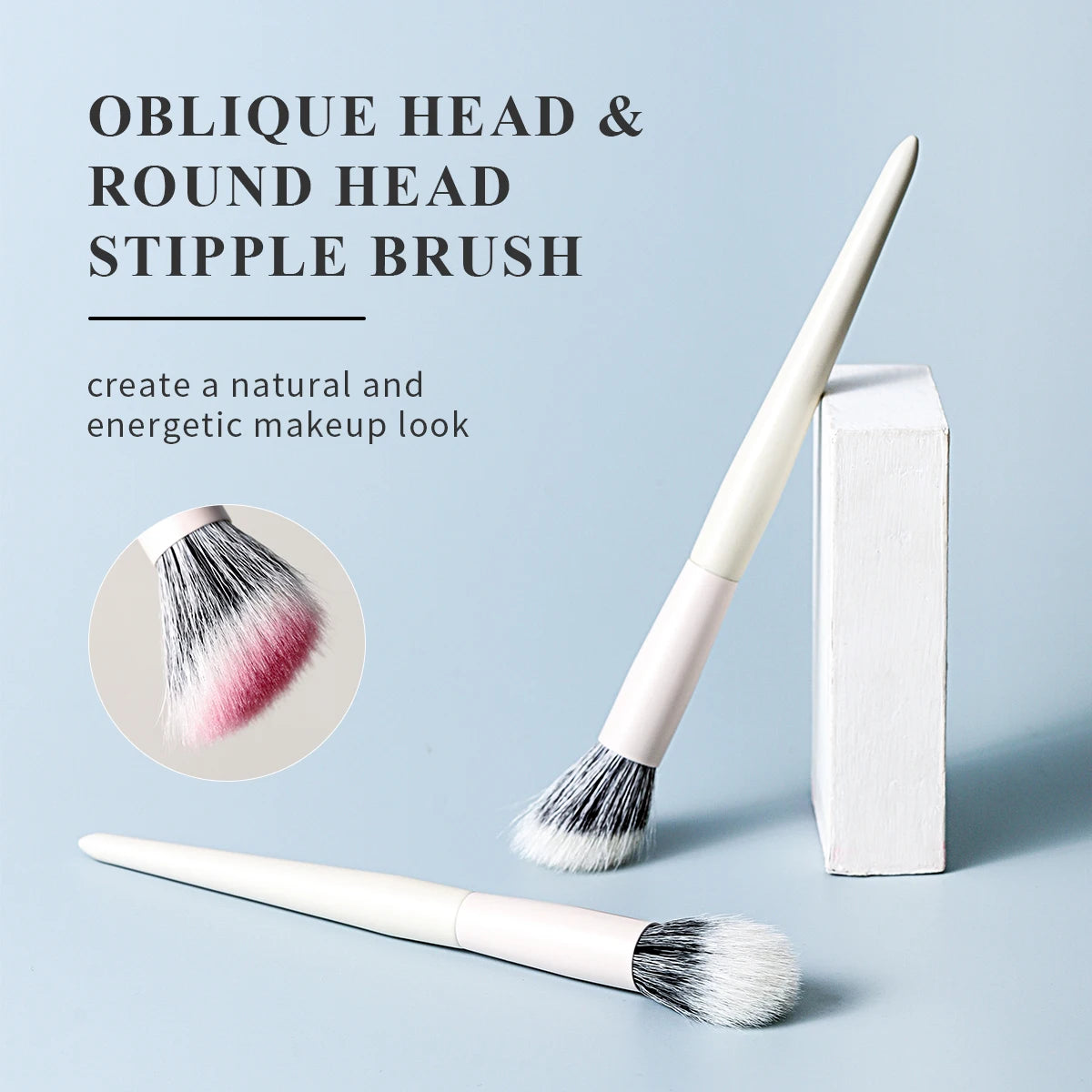 Make up Brush Cosmetic Goat Hair Powder Blusher Brush Blending  Concealer Makeup Brush