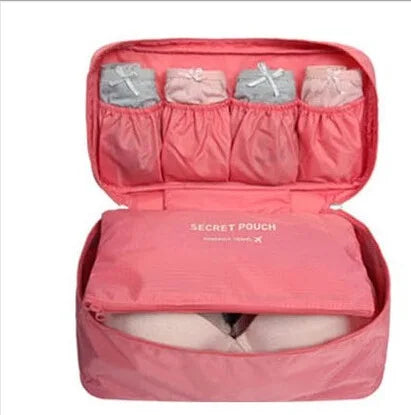 Women Waterproof Travel Underwear Storage Bag Portable Clothing Pants Bra Organizer Bags Socks Packing Cube Female Girl Bra Bag