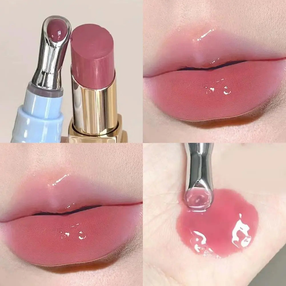 Mirror Watery Essence Lip Gloss Liquid Lipstick Jelly Lip Glaze Fading Lip Lines Water Light Jelly Makeup Moisturizing Lips Tint