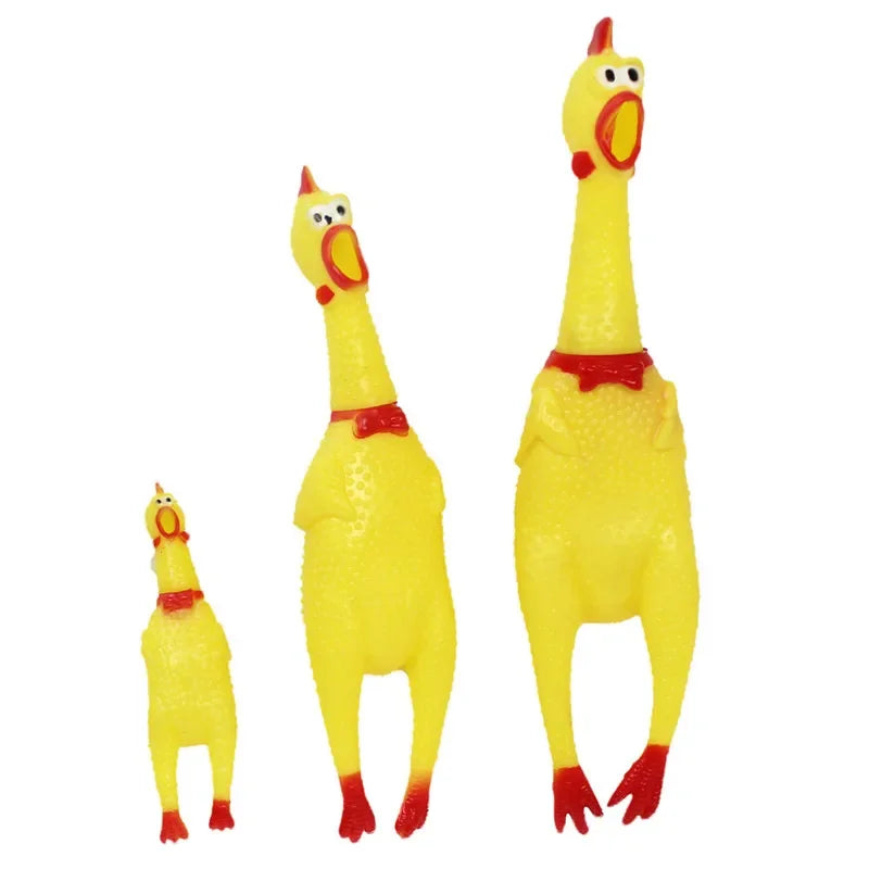 30cm 17cm 41cm Screaming Chicken Squeeze Sound Toy Pets Toy Product Dog Toys Shrilling Decompression Tool Funny Gadgets