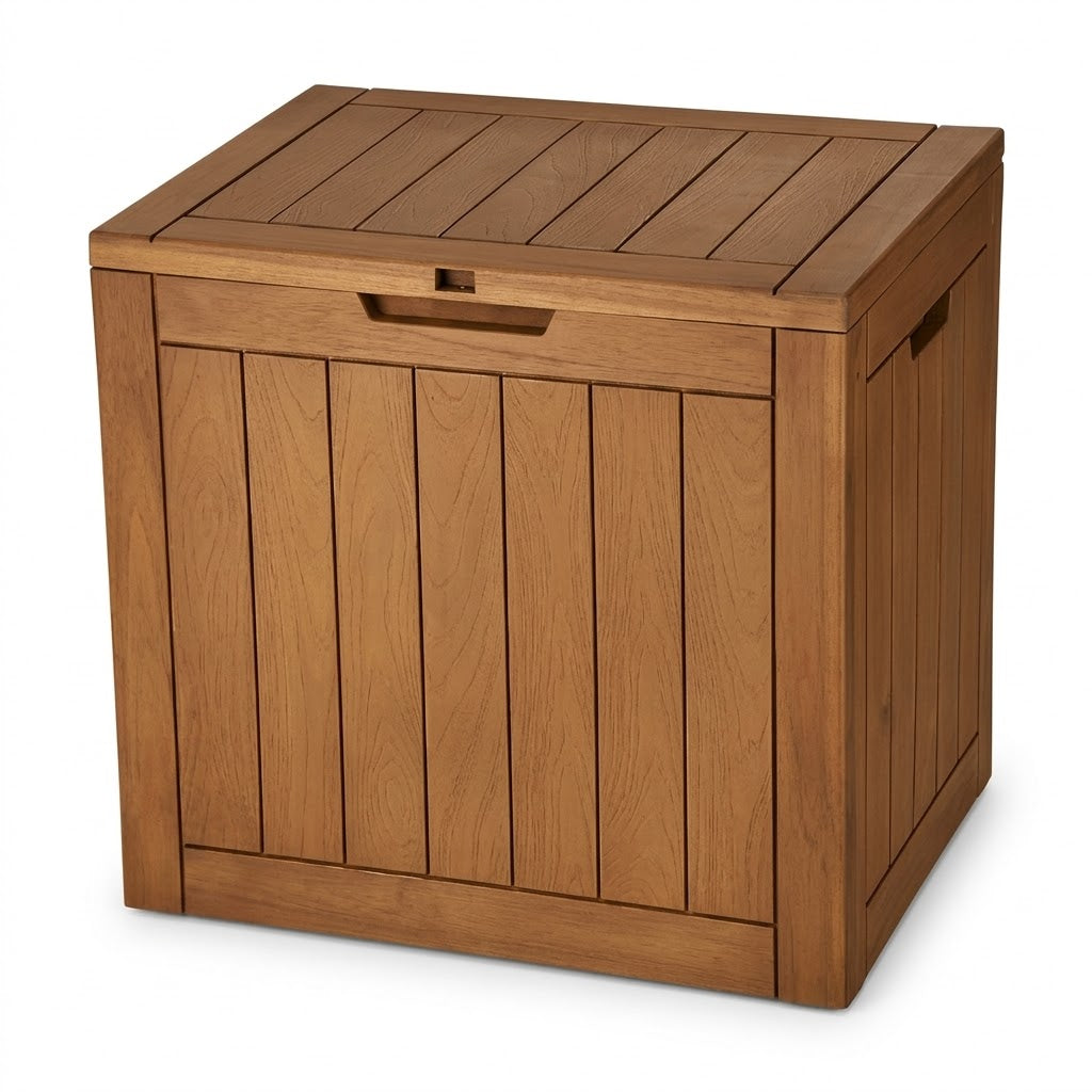 Solid Acacia Wood Outdoor Storage Box