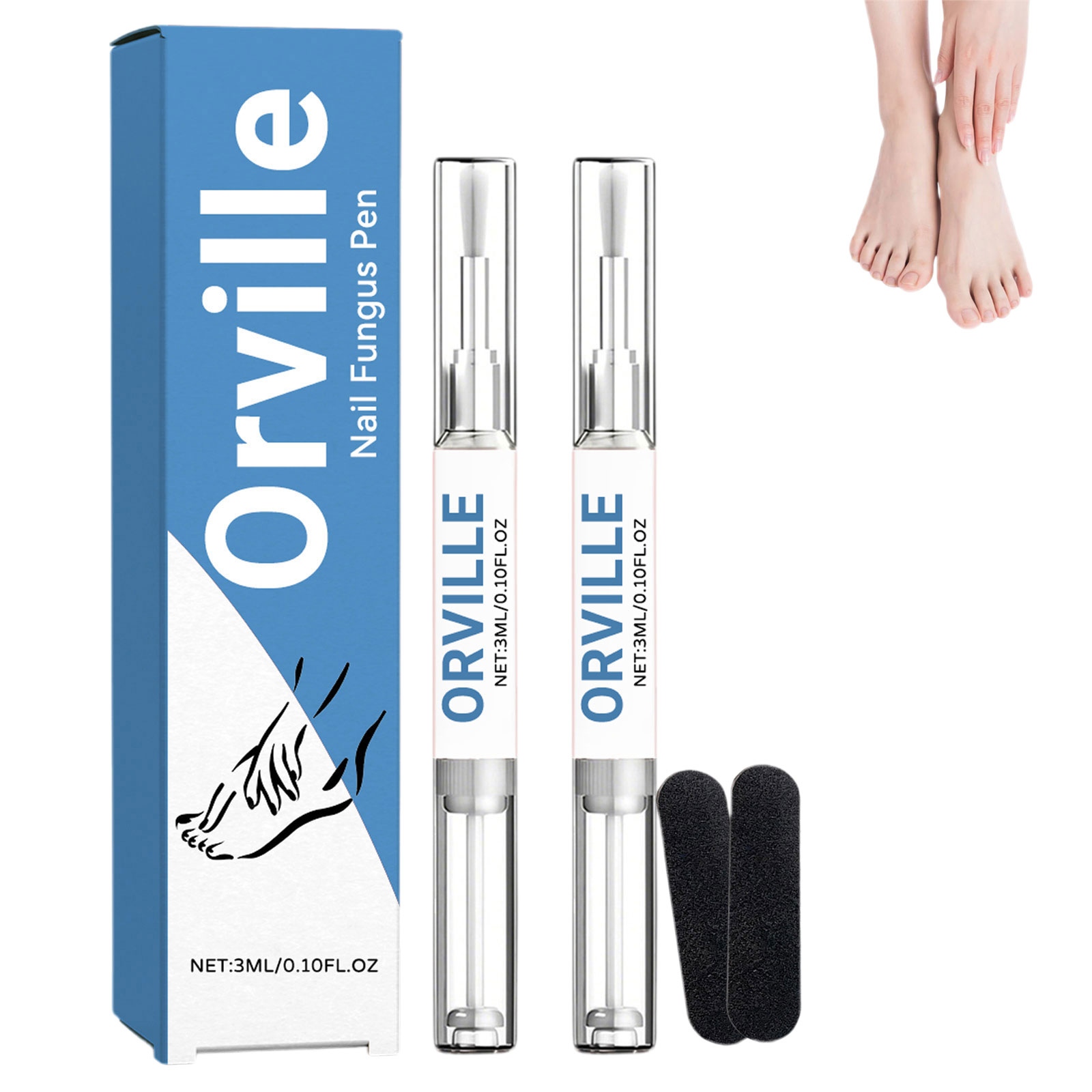 Orville Nagelpilz Stift Original, Natürliches Inhaltsstoffserum für Stärkungsnägel, 2026 Neu Nail Care Pen Nagelpilz für Jeden Geeignet