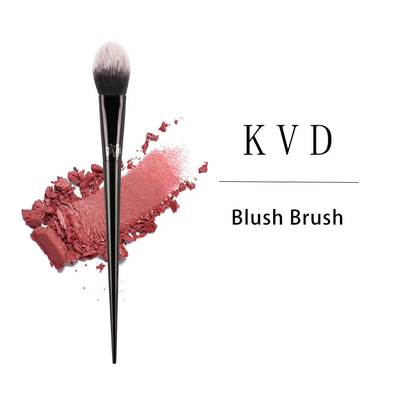 Kat Von D Makeup Brushes Blusher Powder Foundation Concealer Eye Shadow Blending Cosmetic Concealer Beauty Soft Branded Brush