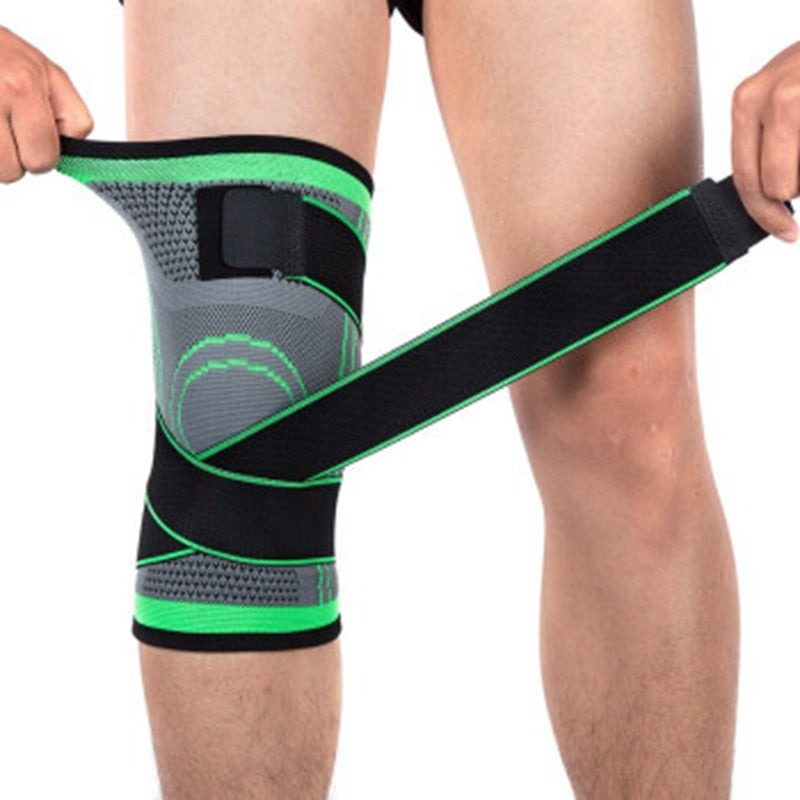1 Piece Mumian 3d Pressurized Fitness Running Cycling Bandage Knee Support Braces Elastic Nylon Sports Compression Pad Sleeve