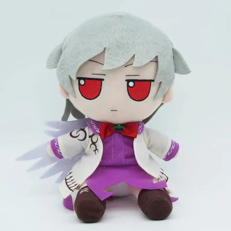 Yorigami Shion Fumo Plush Toy TouHou Project 20cm Sitting Soft Doll Kawaii Plushie Figurine Kids Fans Birthday Christmas Gifts