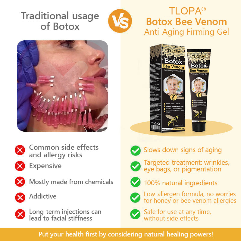 Made and Shipped from USA ✨Top Dermatologists' Recommendation✨ TLOPA® Botox Bee Venom Anti-Aging Firming Gel🔥