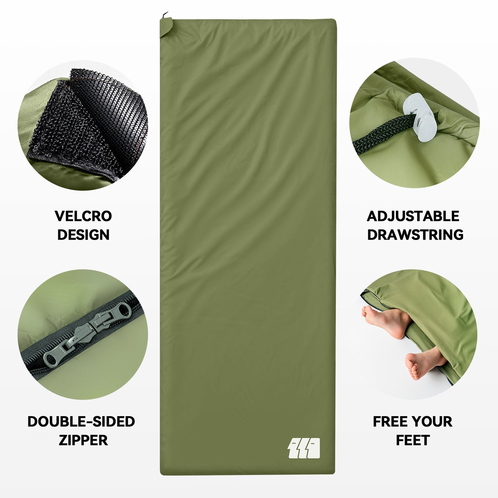 Tanstrider Cirro Ultra-Light Sleeping Bag Green