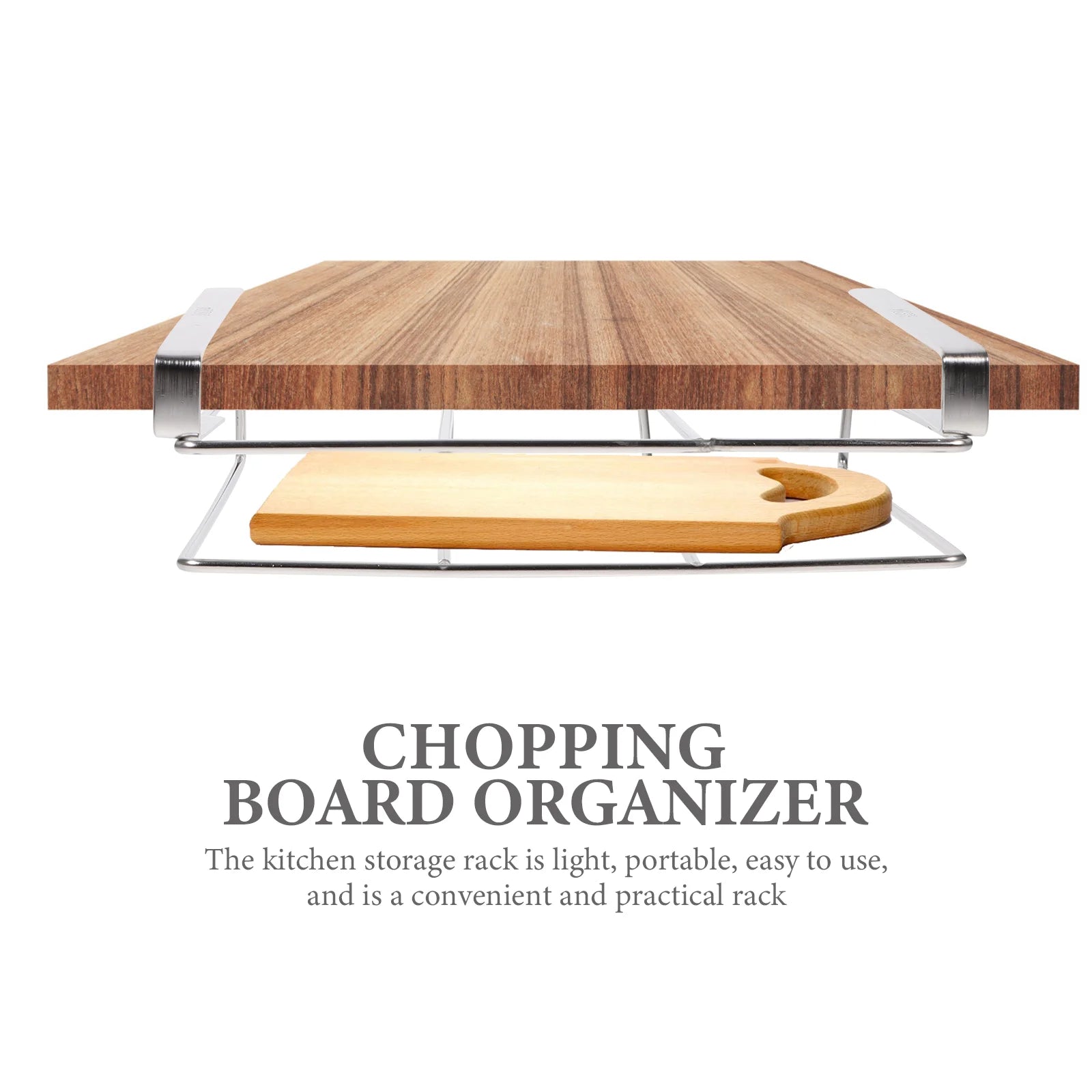 Chopping Board Stand Hanging Rack Coat Hanger Kitchen Supplies Organizer under Cabinet Storage