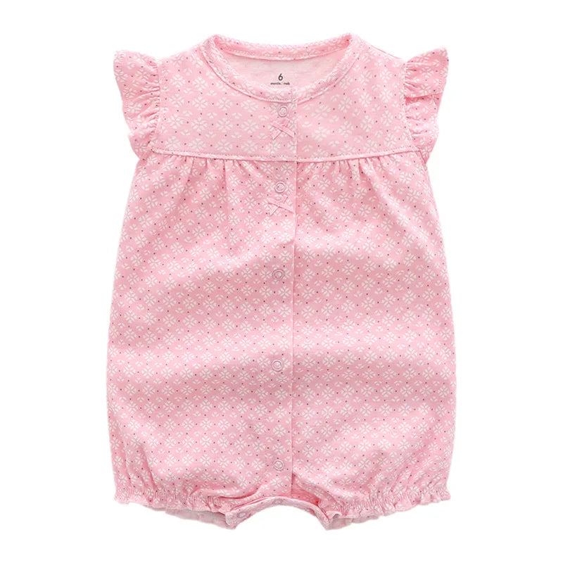 Summer brands Newborn Baby Rompers Short Sleeve