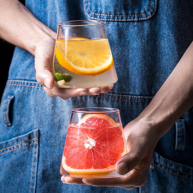 Creative Mountain Shape Water Cup Japanese Glass Cup