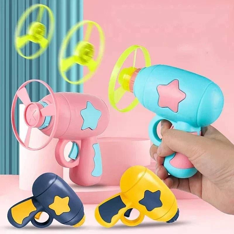 New Funny Cat Toy Interactive Play Pet Training Toy Mini Flying Disc Windmill Catapult Pet Toys Cat Dog Chewing Playing Supplies