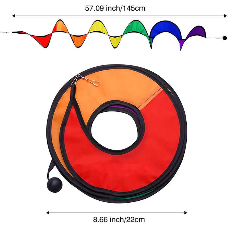 Camping Tent Foldable Spiral Wind Spinner