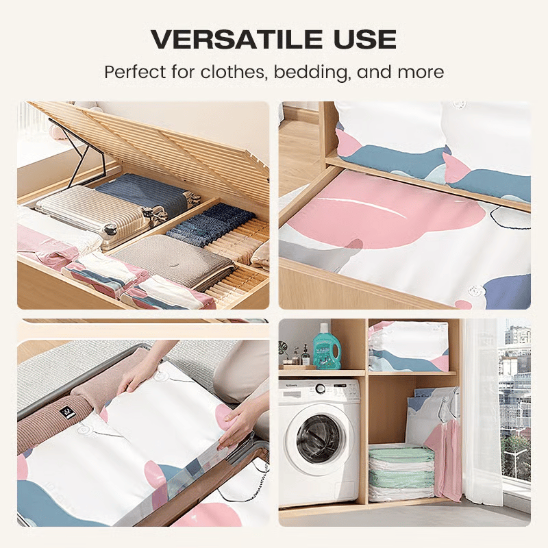📦 Large-Capacity Vacuum Bags – No Pump Needed! 💕