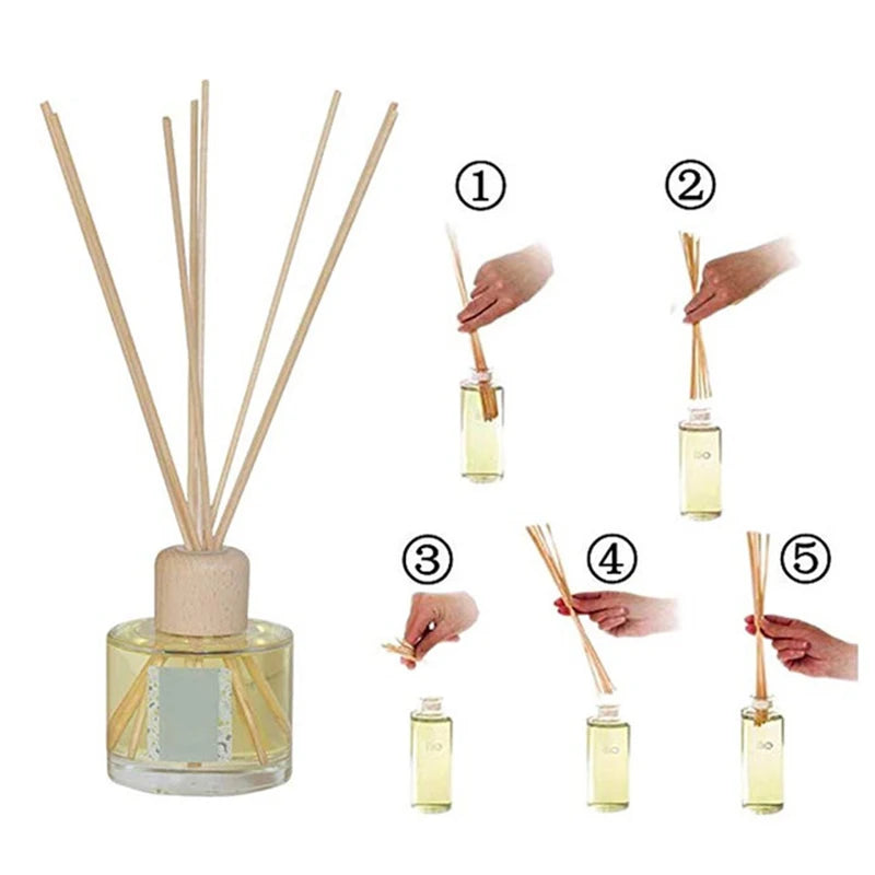 Fragrance Oil Extension Bathroom Diffuser Aromatherapy Party Replacement for Perfume Rods Rattan Stick Natural Reed