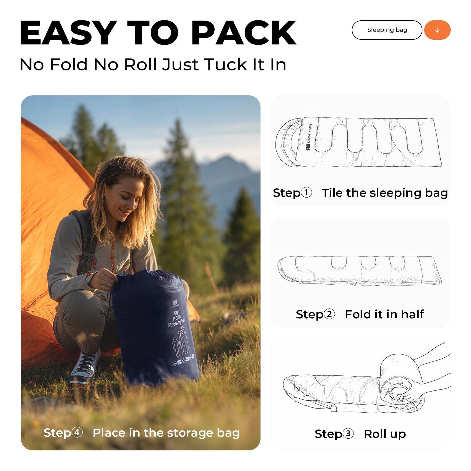 Tanstrider Puff Sleeping Bag