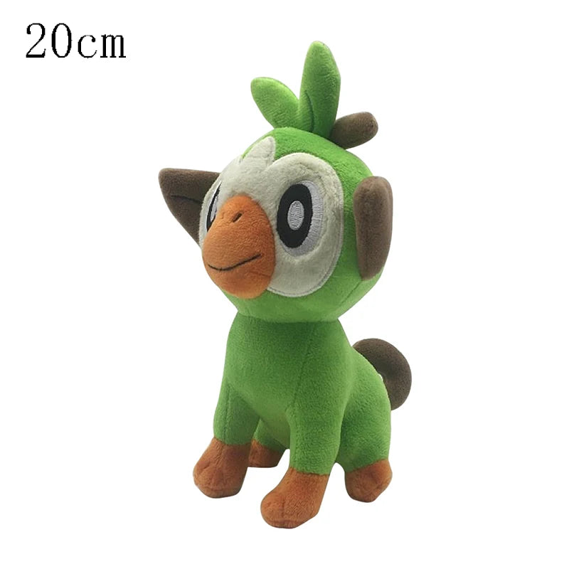 Kawaii Pokémon Sword and Shield Scorbunny Evolution Raboot Cinderace Plush Toys Sobble Grookey Stuffed Doll Rabbit Kid Xmas Gift