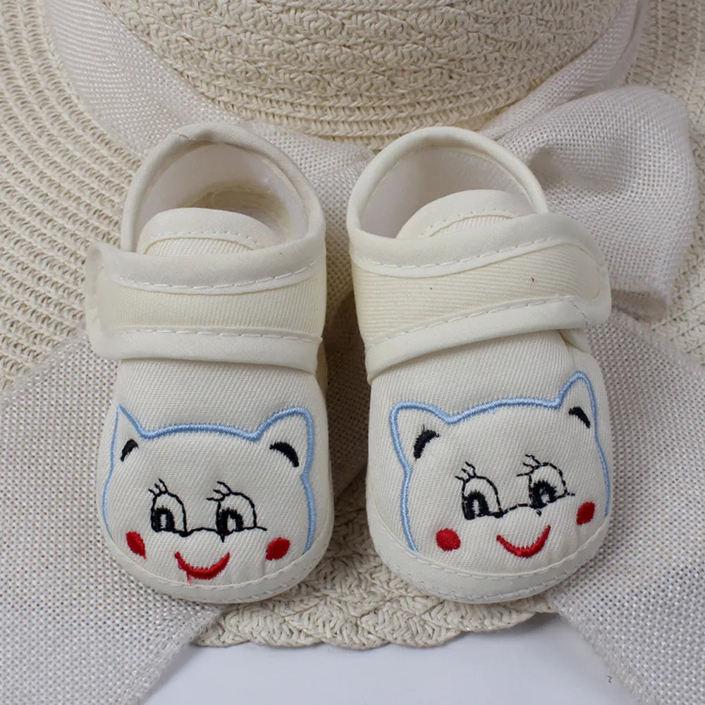 Cartoon Baby Booties Girl Boy Soft Sole Anti-slip Shoes Toddler Shoes Scarpe Bambino Baby Schoenen Newborn Shoes First Walkers