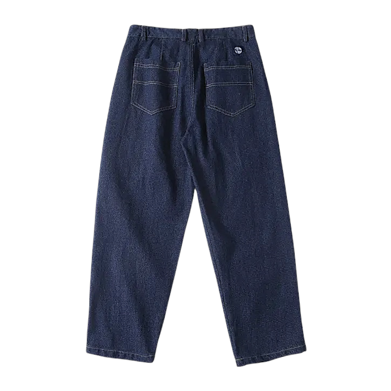 Baggy carrot denim jean
