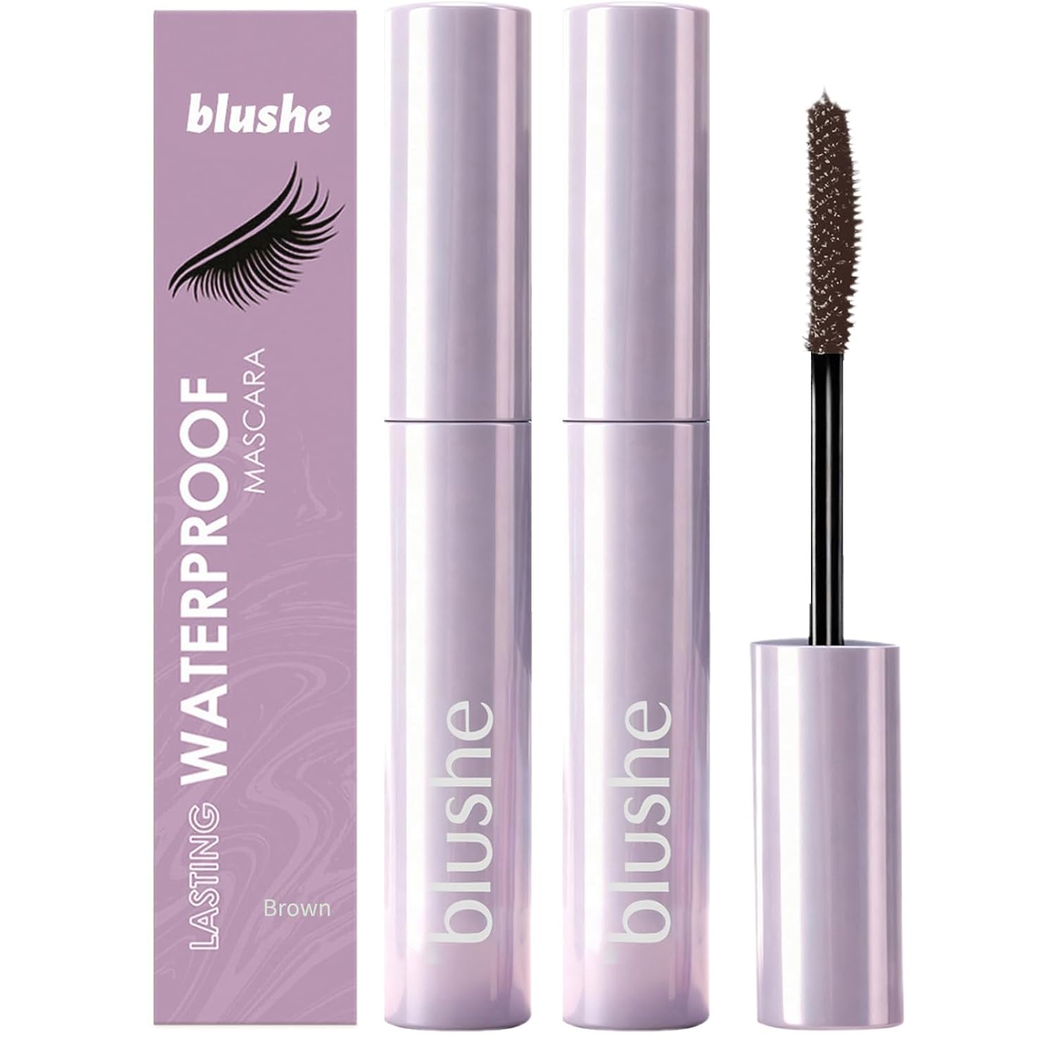 Blushe Lash Casting Mascara Korean, New Upgrade Blush Korean Mascara With Growth Serum, Volumizing & Lengthening Lash Makeup, Lash Enhancement & Regeneration, Smudge Proof & Waterproof