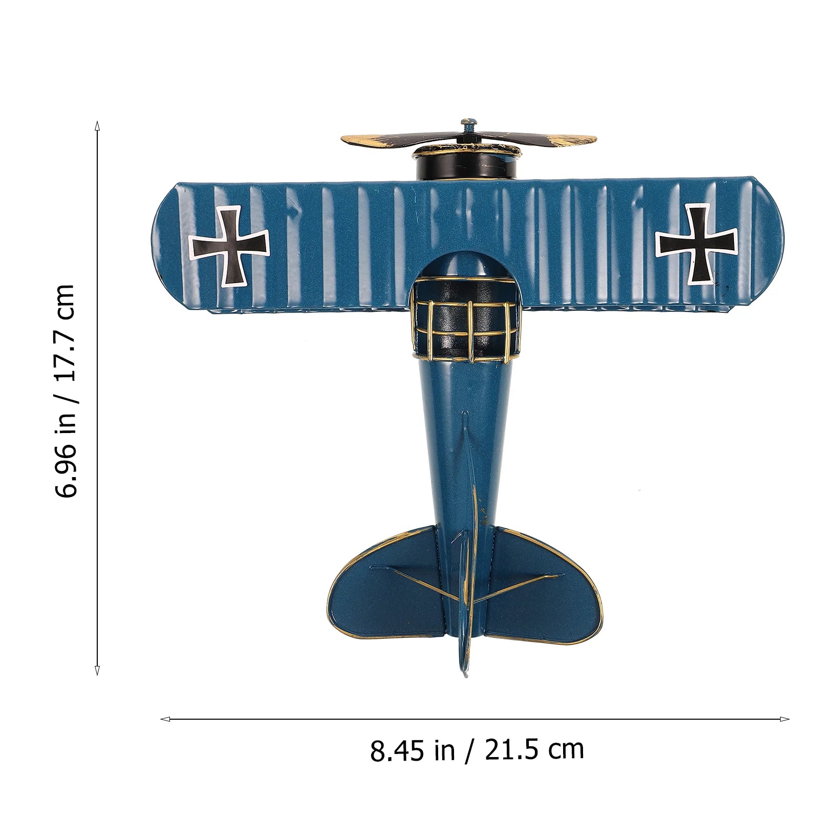 Metal Plane Models Handicraft Photo Props Airplane Model Desktop Ornament Birthday Gift Vintage Decor