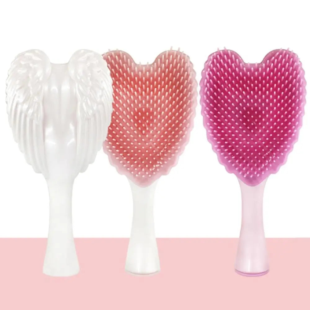 Anti Tangle Hair Brush Cute Professional Angel Hairdressing Styling Tool Anti-static Massage Comb Salon Hairdressing