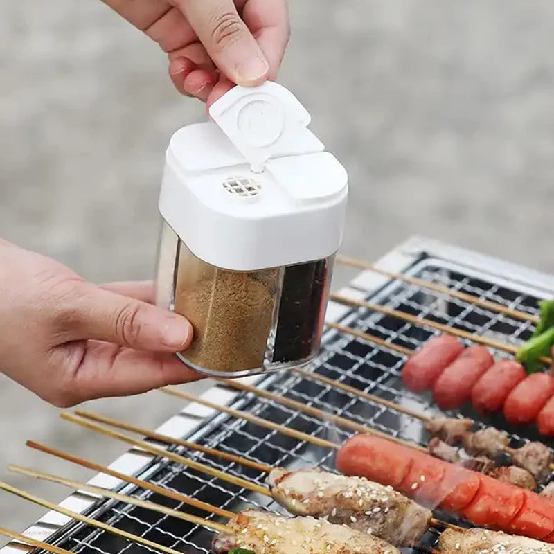 Dispensador de especias para barbacoa 4 en 1 para cocinar al aire libre