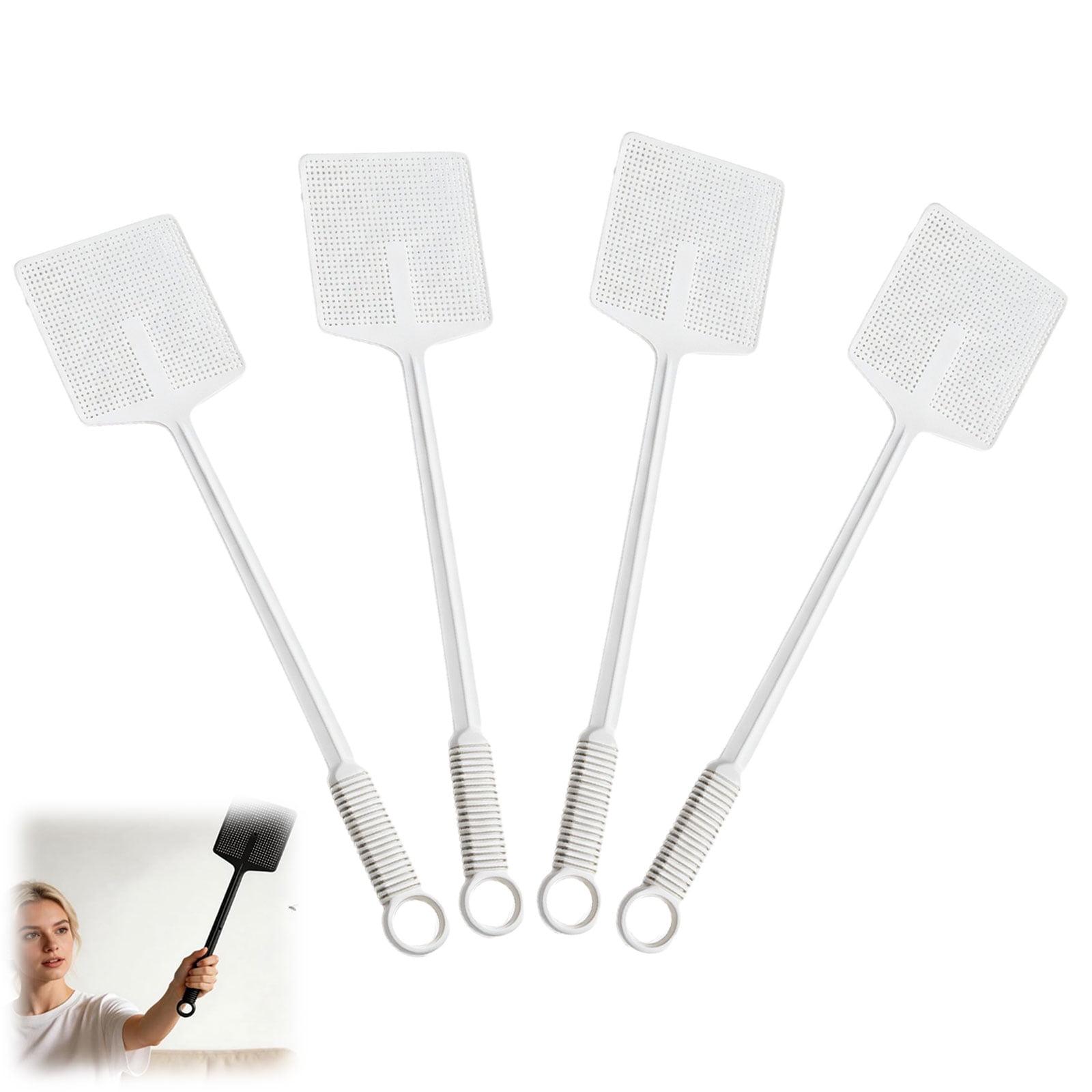 Fly Swatter, Indoor Outdoor Use, Flexible Thick Handle, Large Durable Swat Head, PP Material, Lightweight & Quiet