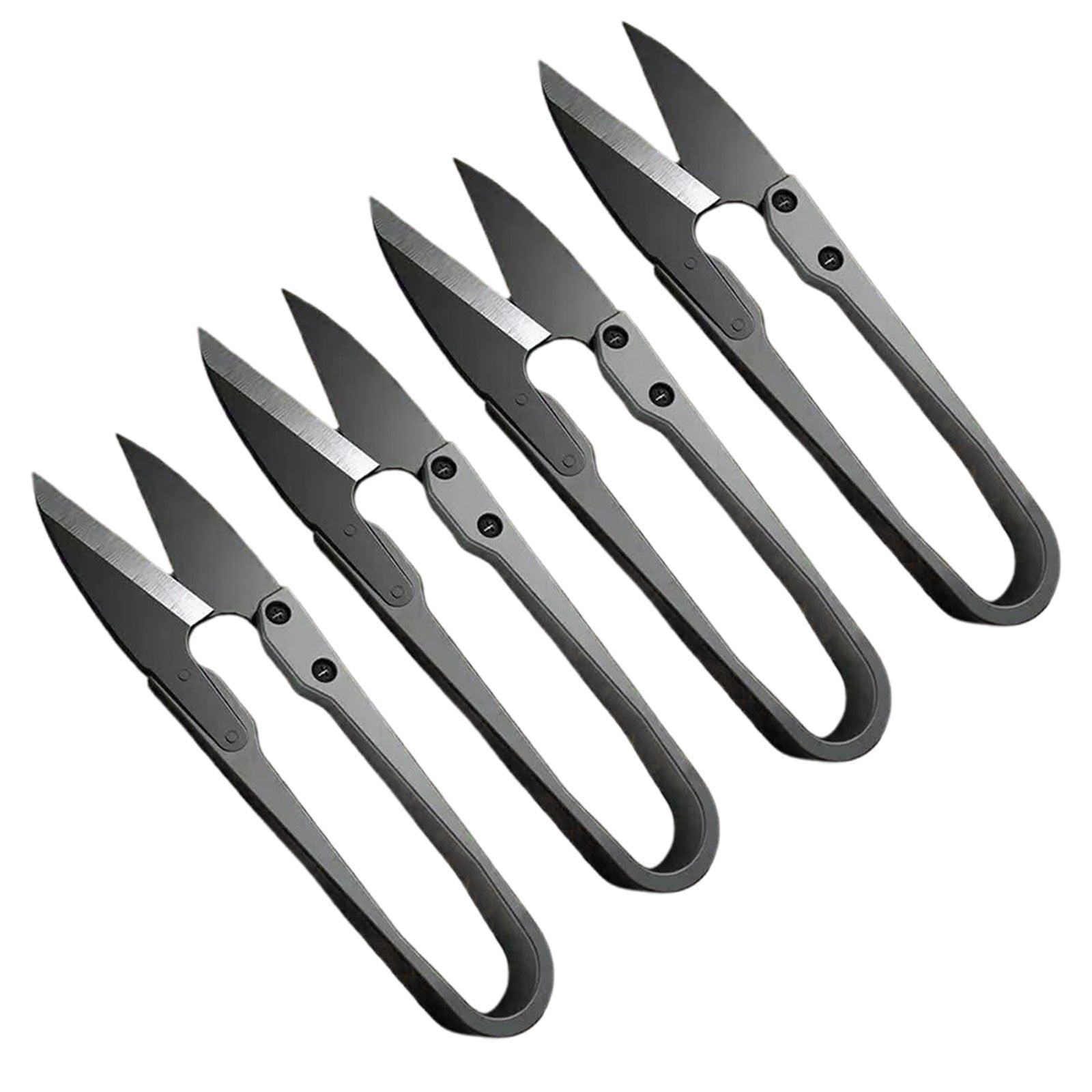 Thread Snips, Sewing Scissors Yarn Thread Cutter 4.1in Mini Trimming Nipper, High-Carbon Steel for Embroidery Knitting Crafts