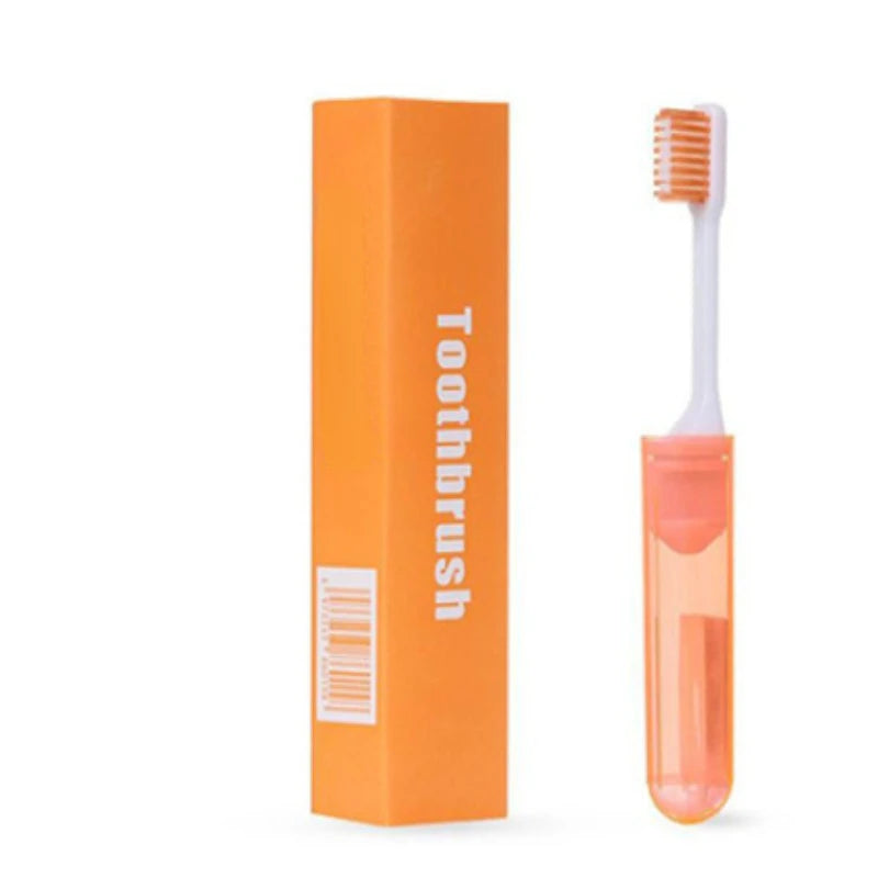 1pcs Portable Folding Toothbrush Super Soft Hair Travel Toothbrush Small and Compact Storage Outdoor Toothbrush Is Easy To Carry