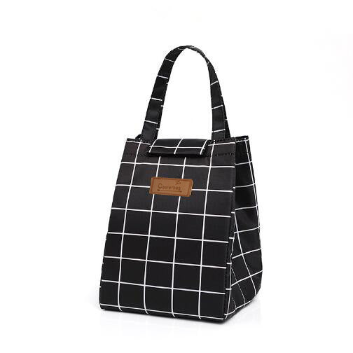 Travel or office food refrigerated bag men and women insulation cover to keep warm Oxford lunch bag Women's casual handbag
