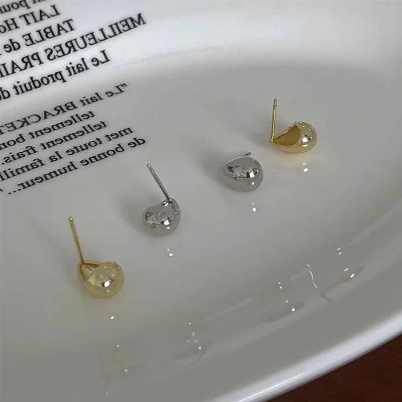 Ventfille 925 Sterling Silver Water Drop Earring for Women Gift Minimalism Versatile Office Trend Jewelry Dropshipping