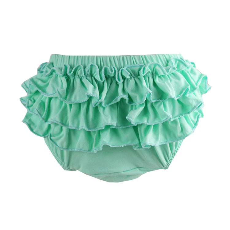 Baby Cotton Ruffle Bloomers shorts Cute Baby Diaper Cover Newborn Candy Shorts Toddler fashion Summer Soft Pants Ruffle Bloomers