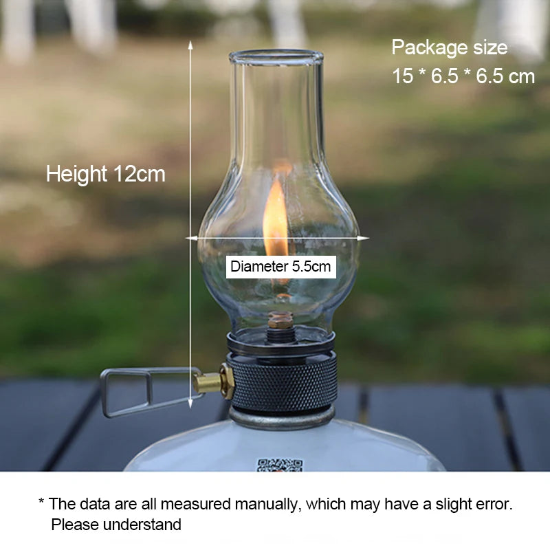 Camping Lamp Gas Candle Light