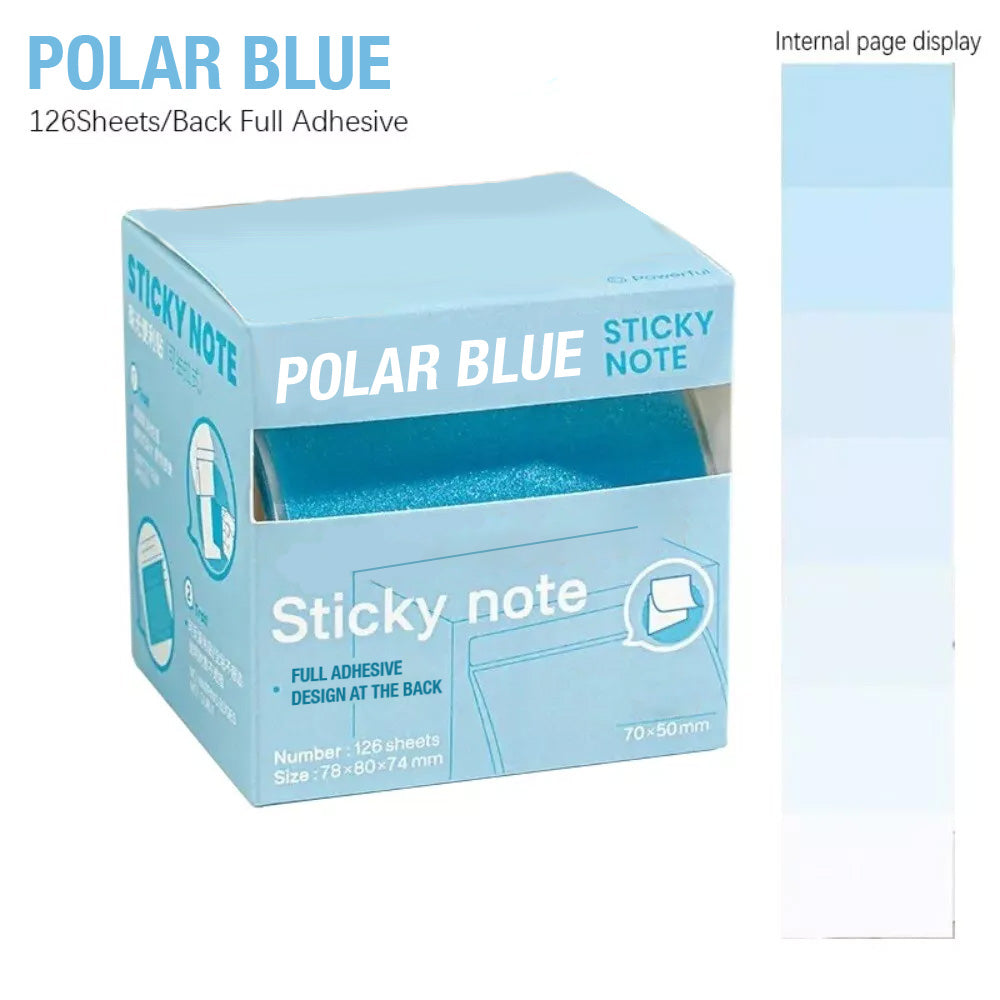Transparent Pearl Tab Sticky Notes (126 Sheets)