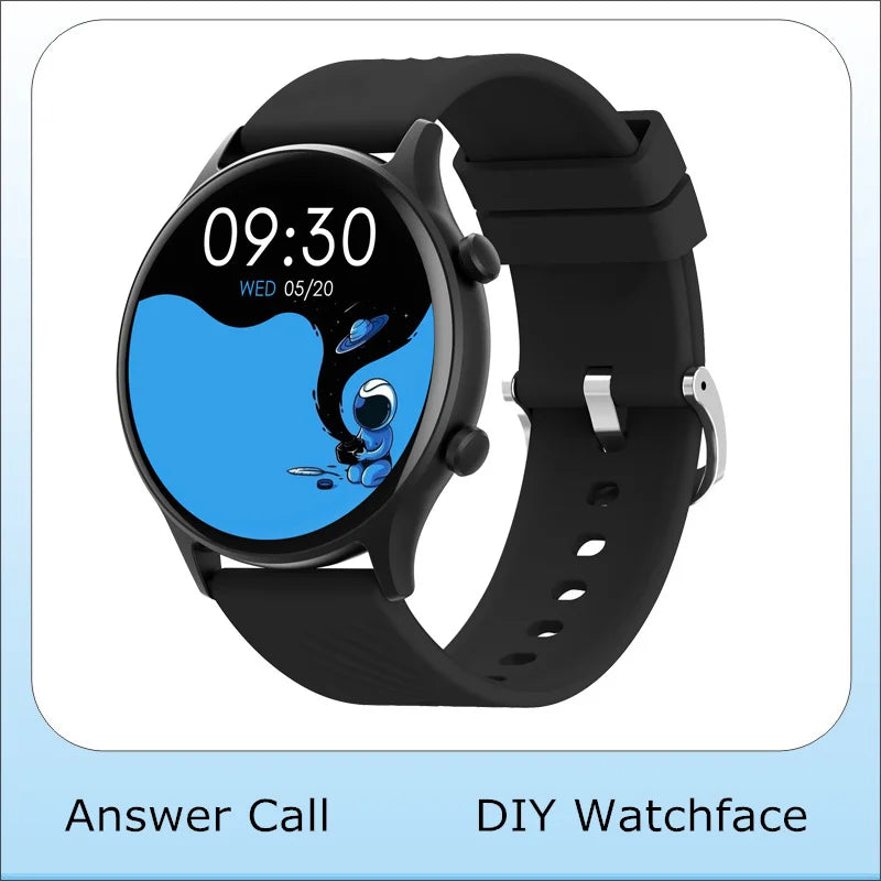 Smart Watch Korean Woman Girls Smartwatch 2023 Bluetooth Call Voice Assistant Whatsapp Notification Blood Pressure Bracelet